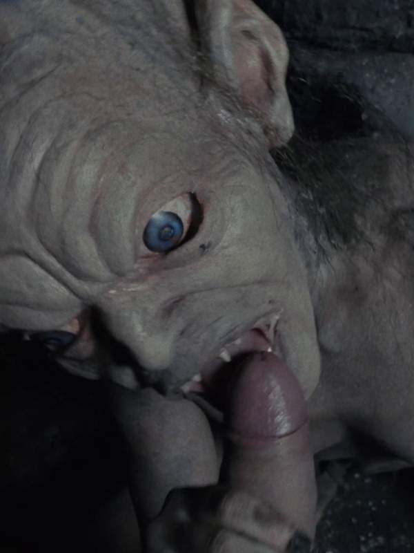Lord of the Rings - HD - Ein versauter Troll lutscht gierig an einem Schwanz
