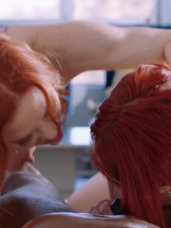 Drei geile Muschis beim BBC Sex - ein dreier mit tiefem Schlucken