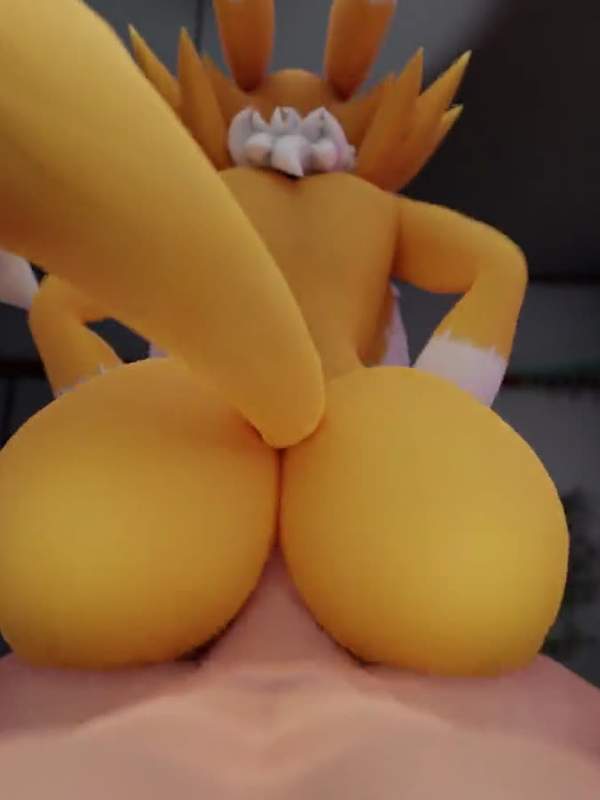 Renamon hartes Sexvideo mit dem Schwanz