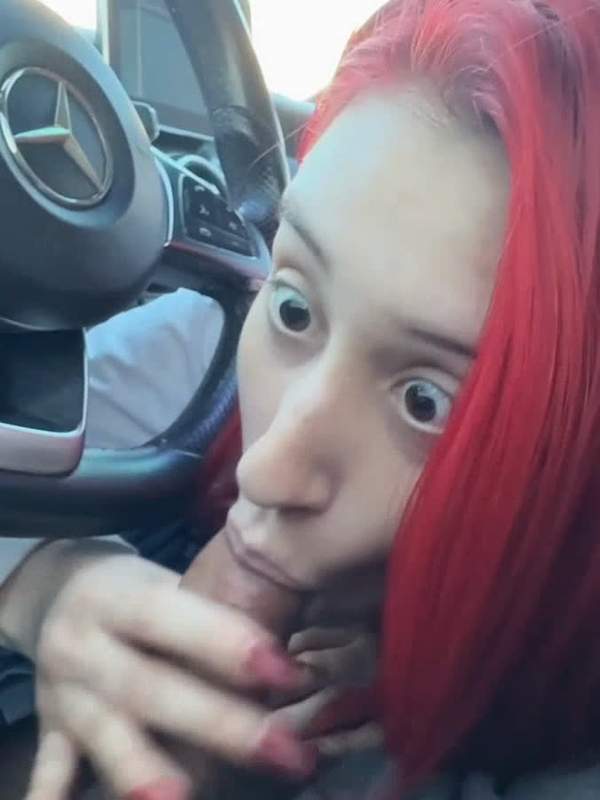 Blowjob - ein geiler Blowjob mit dem roten Schwanz